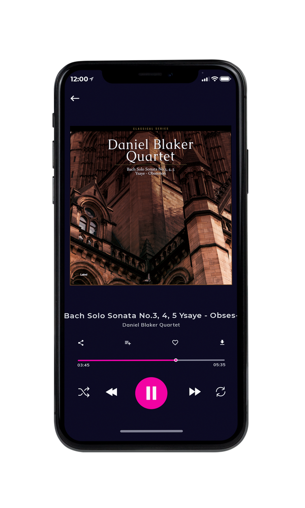 Tablet view of Premade Classical & Romantic Music Book Cover - Night Rider #2582 | AlbumArtZone*