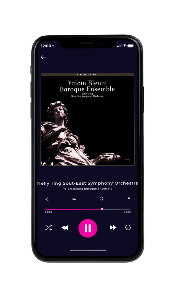 Tablet view of Premade Classical & Romantic Music Album Cover - Cod Gray #2588 | AlbumArtZone*