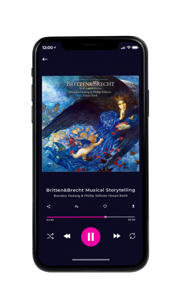 Tablet view of Premade Classical & Romantic Music Album Cover - Ebony Clay #2690 | AlbumArtZone*