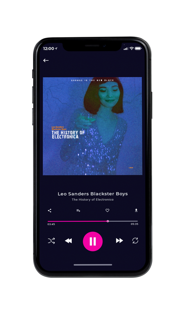 Tablet view of Premade Pop Album Cover - Chambray #2724 | AlbumArtZone*