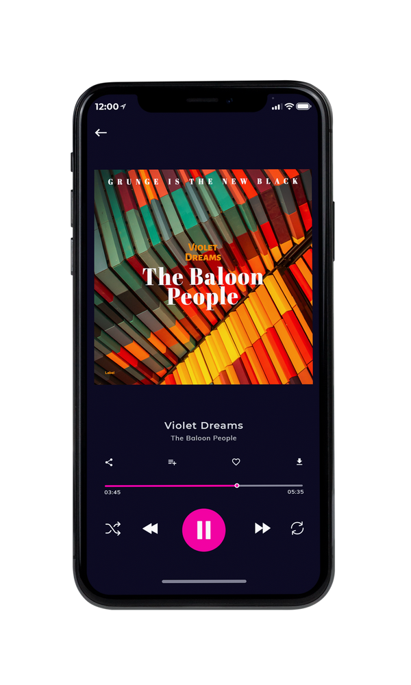 Tablet view of Premade Contemporary Music Album Cover - Tango #2727 | AlbumArtZone*