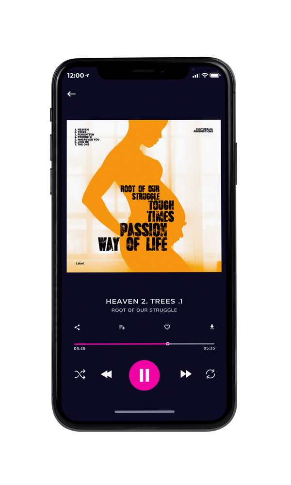 Tablet view of Premade Podcast Book Cover - Citrine White #2789 | AlbumArtZone*