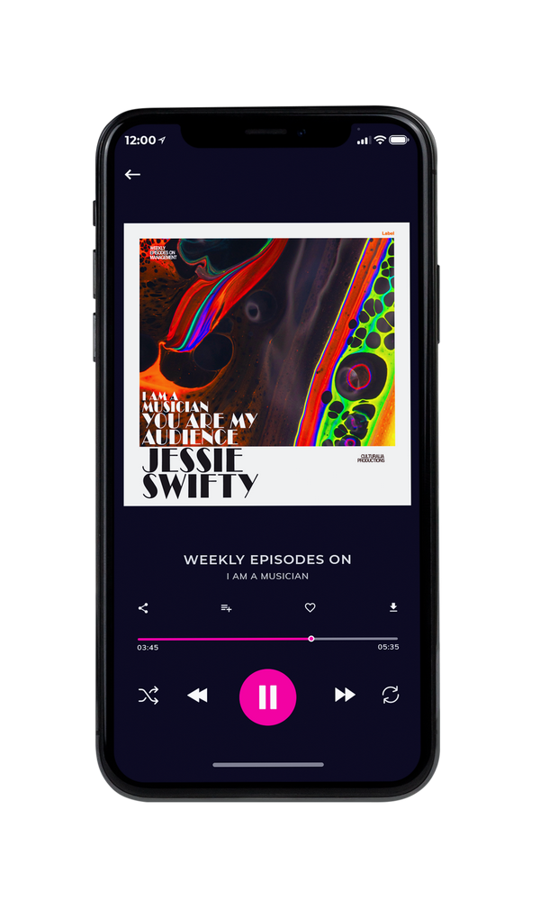 Tablet view of Premade Contemporary Music Album Cover - Almond #2843 | AlbumArtZone*