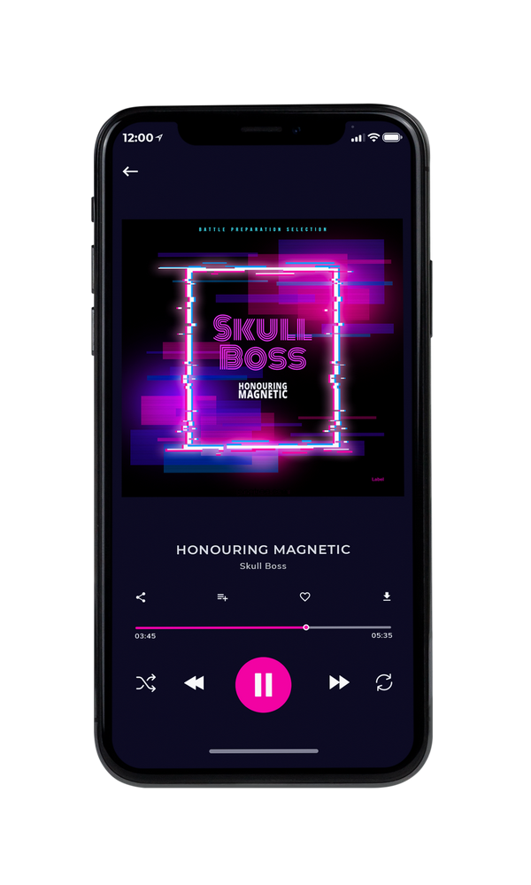 Tablet view of Premade Pop Album Cover - Fuchsia Pink #2864 | AlbumArtZone*