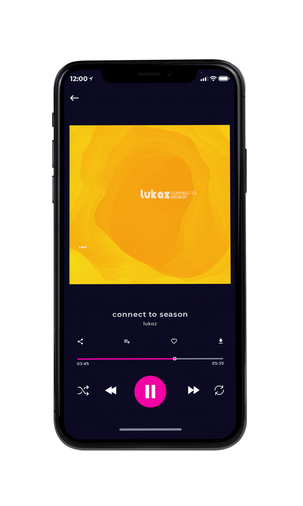 Tablet view of Premade Pop Album Cover - Lightning Yellow #2943 | AlbumArtZone*