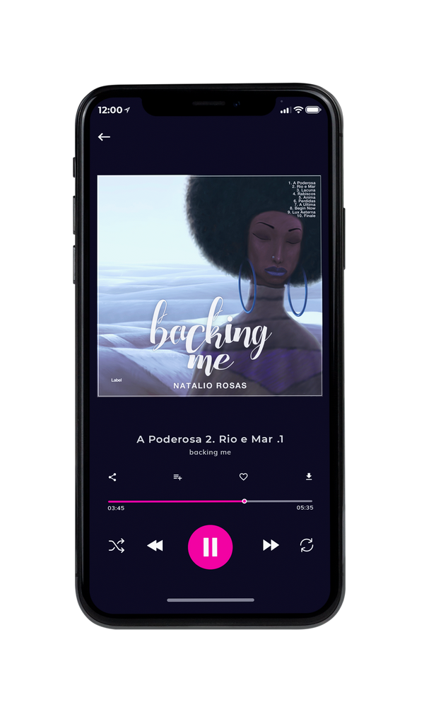 Tablet view of Premade Pop Album Cover - Periwinkle Gray #2947 | AlbumArtZone*