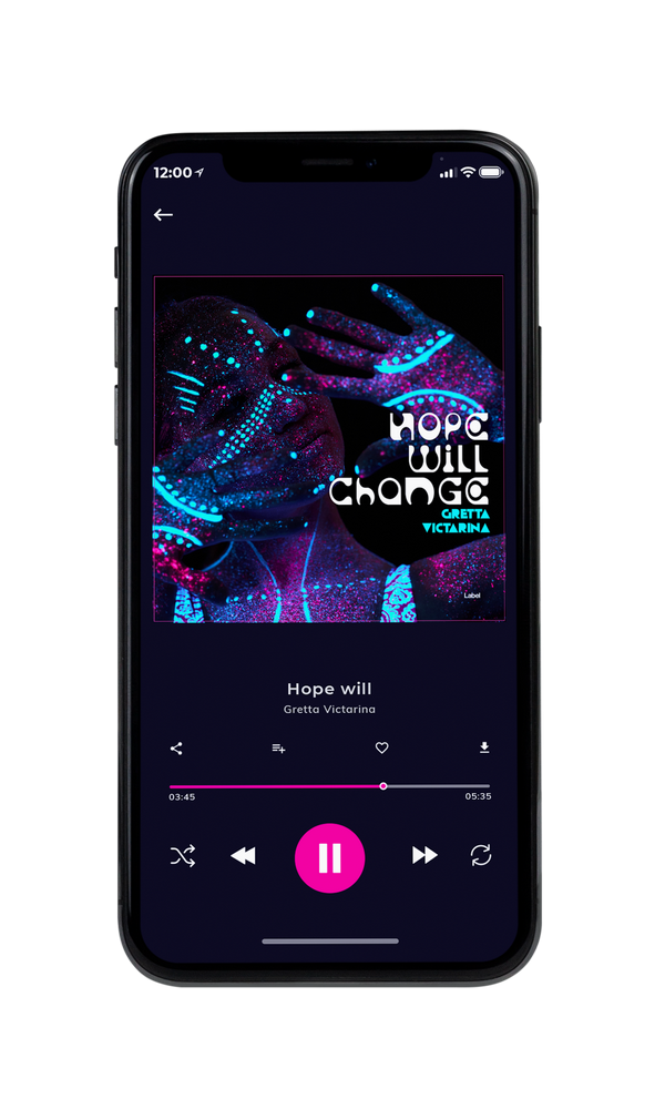 Tablet view of Premade Pop Album Cover - Ebony #2976 | AlbumArtZone*
