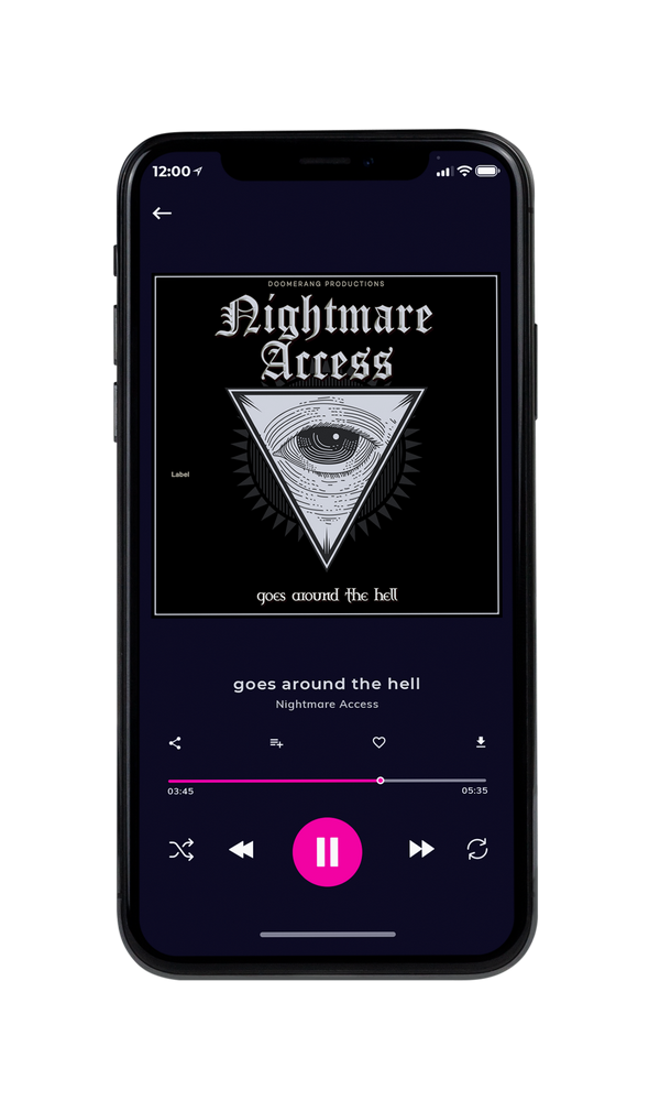 Tablet view of Premade Heavy Metal & Gothic Metal Album Cover - Quill Gray #3025 | AlbumArtZone*