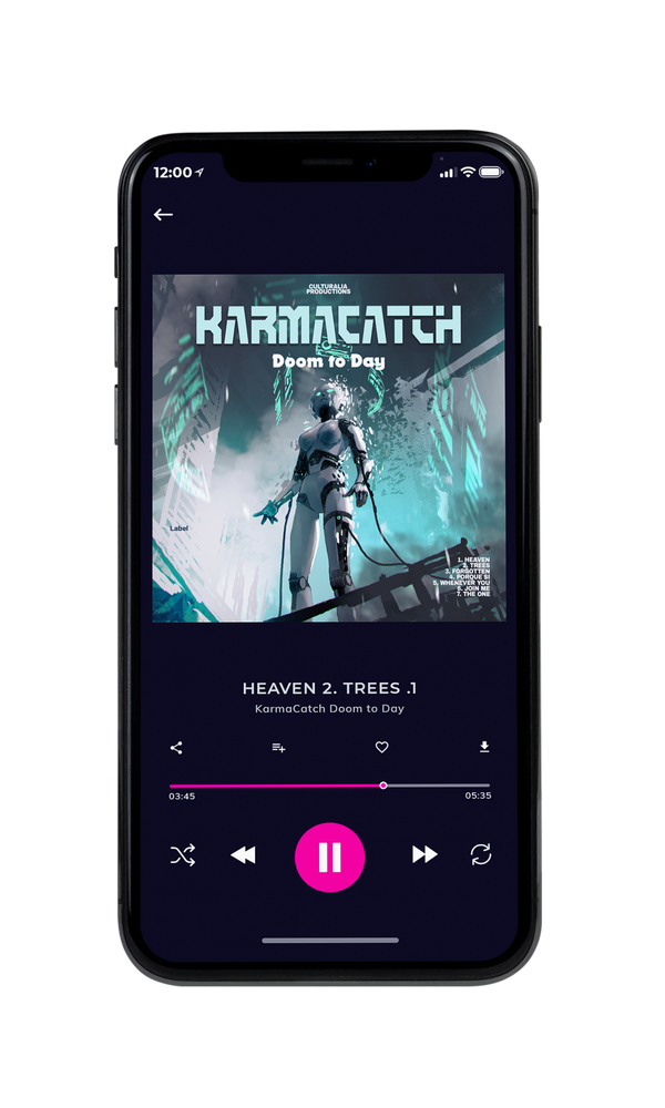 Tablet view of Premade Heavy Metal & Gothic Metal Album Cover - River Bed #3103 | AlbumArtZone*