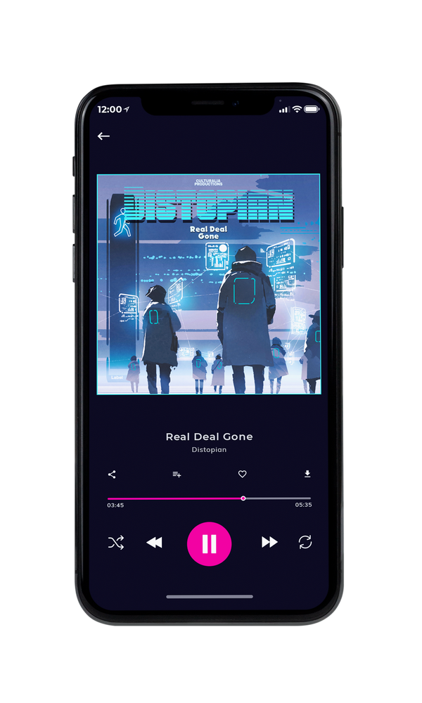 Tablet view of Premade Rock,Punk & Alternative Album Cover - Kashmir Blue #3158 | AlbumArtZone*