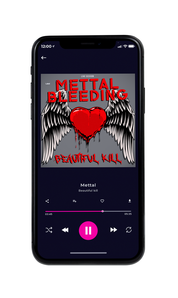 Tablet view of Premade Heavy Metal & Gothic Metal Album Cover - Dove Gray #3373 | AlbumArtZone*