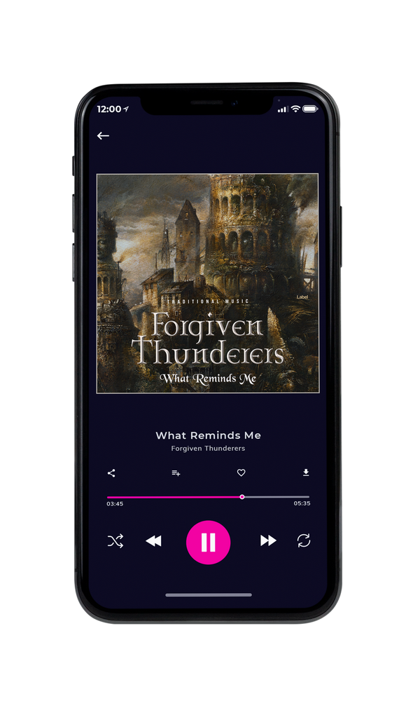 Tablet view of Premade Indie & Folk Music Album Cover - Birch #3392 | AlbumArtZone*