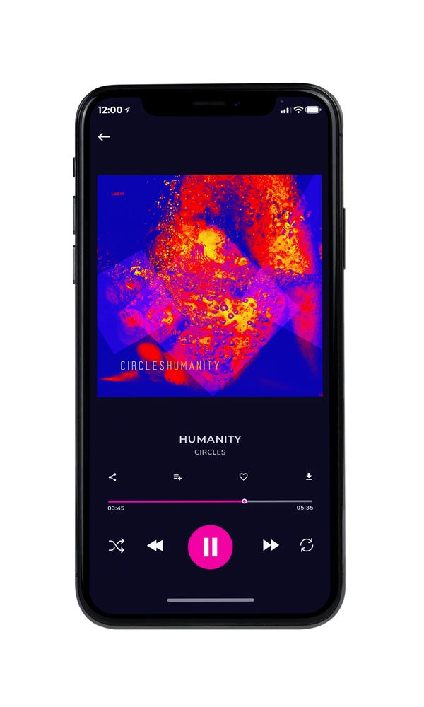 Tablet view of Premade Pop Album Cover - Dark Blue #3477 | AlbumArtZone*