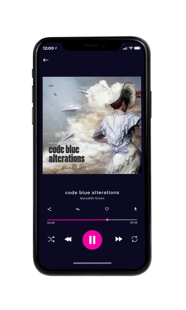 Tablet view of Premade Pop Album Cover - Cloud #3663 | AlbumArtZone*