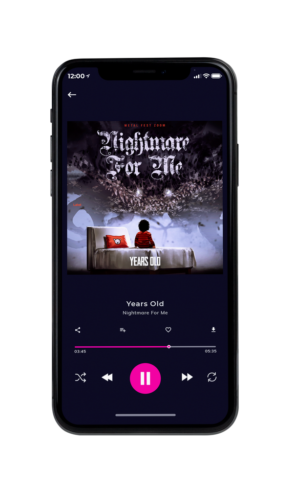 Tablet view of Premade Heavy Metal & Gothic Metal Album Cover - Thunder #3736 | AlbumArtZone*