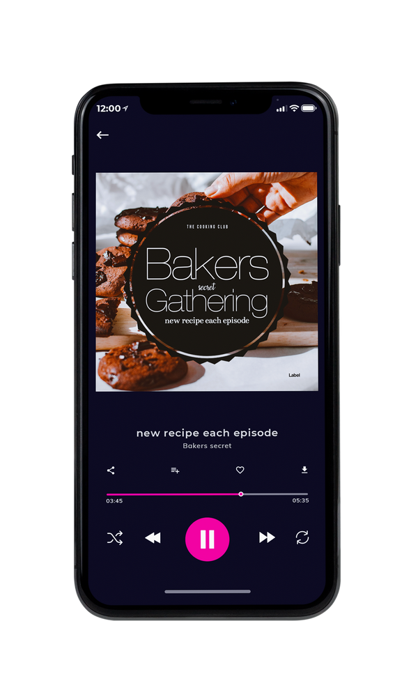 Tablet view of Premade Podcast Album Cover - Swirl #3849 | AlbumArtZone*