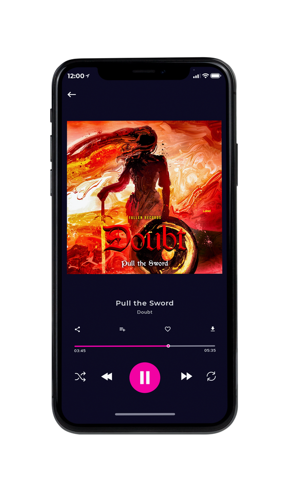 Tablet view of Premade Heavy Metal & Gothic Metal Album Cover - Aubergine #3896 | AlbumArtZone*