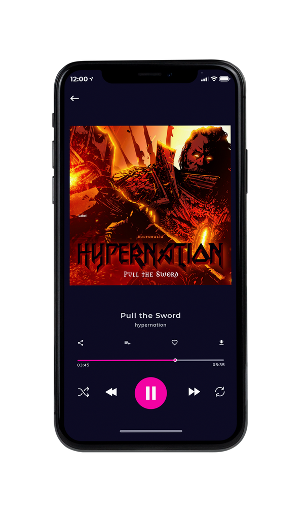 Tablet view of Premade Heavy Metal & Gothic Metal Album Cover - Red Damask #3905 | AlbumArtZone*