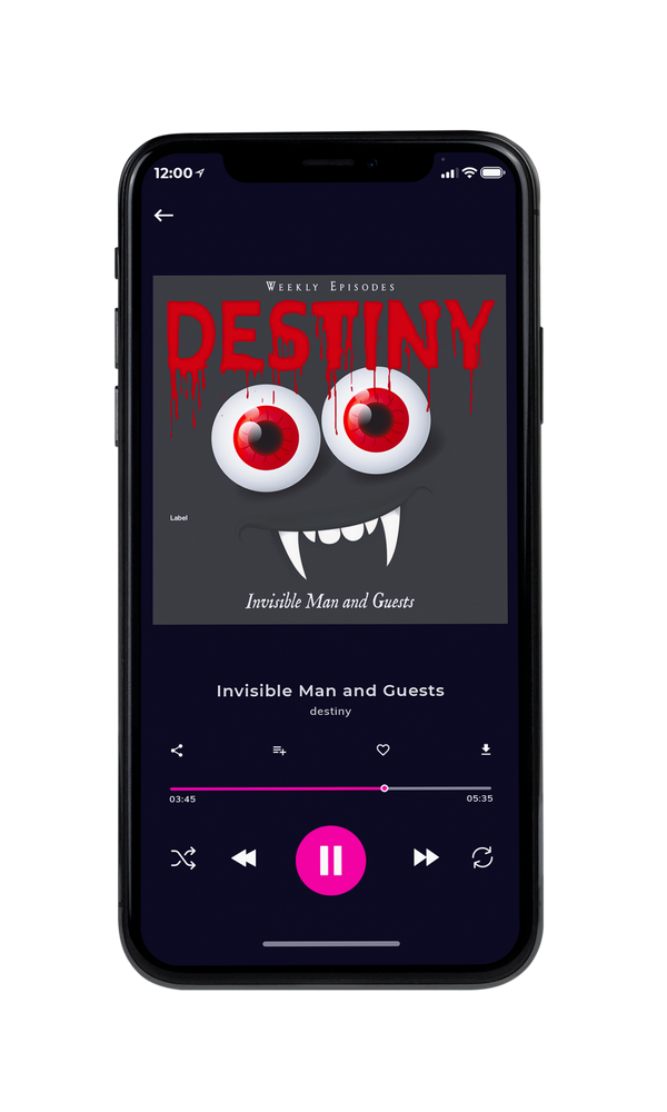 Tablet view of Premade Podcast Album Cover - Tundora #3957 | AlbumArtZone*