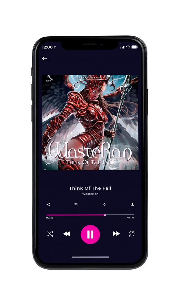 Tablet view of Premade Heavy Metal & Gothic Metal Album Cover - Thunder #3979 | AlbumArtZone*