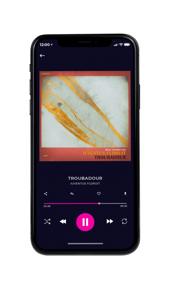 Tablet view of Premade Pop Album Cover - Foggy Gray #4100 | AlbumArtZone*