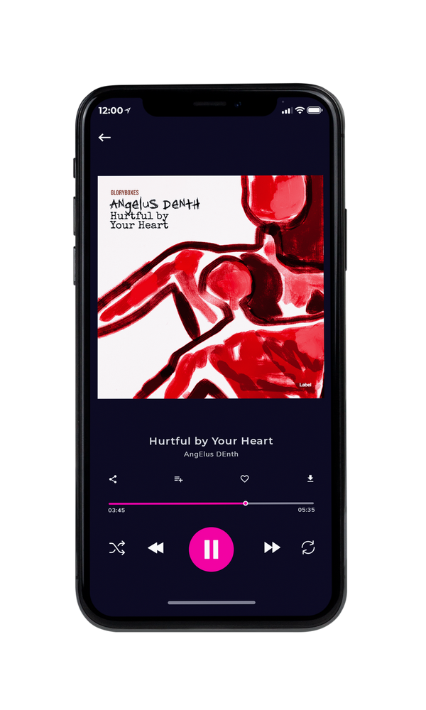Tablet view of Premade Rock,Punk & Alternative Album Cover - Aubergine #4114 | AlbumArtZone*