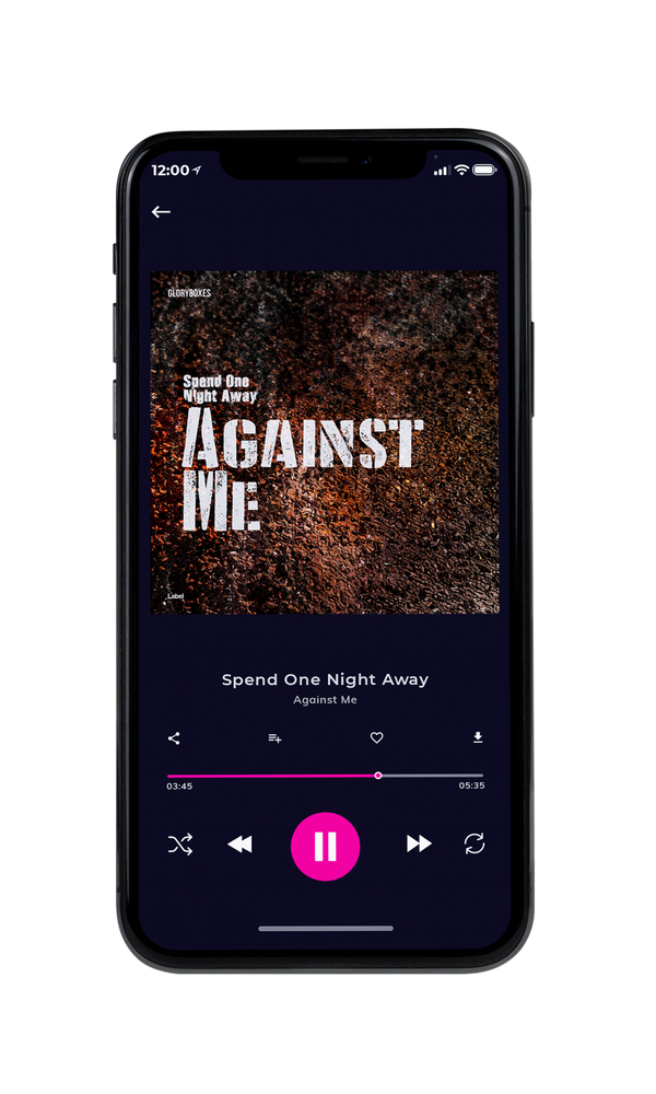 Tablet view of Premade Heavy Metal & Gothic Metal Album Cover - Night Rider #4128 | AlbumArtZone*