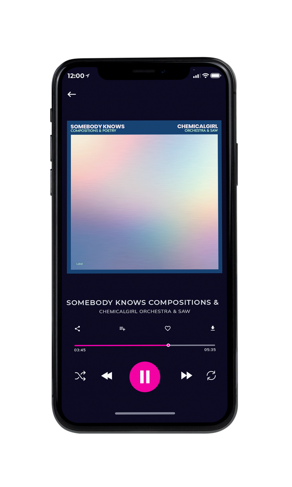 Tablet view of Premade Contemporary Music Album Cover - Swirl #4166 | AlbumArtZone*