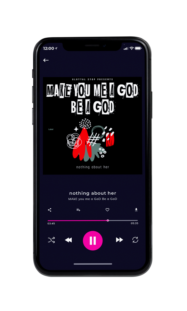 Tablet view of Premade Rock,Punk & Alternative Album Cover - Black #4283 | AlbumArtZone*