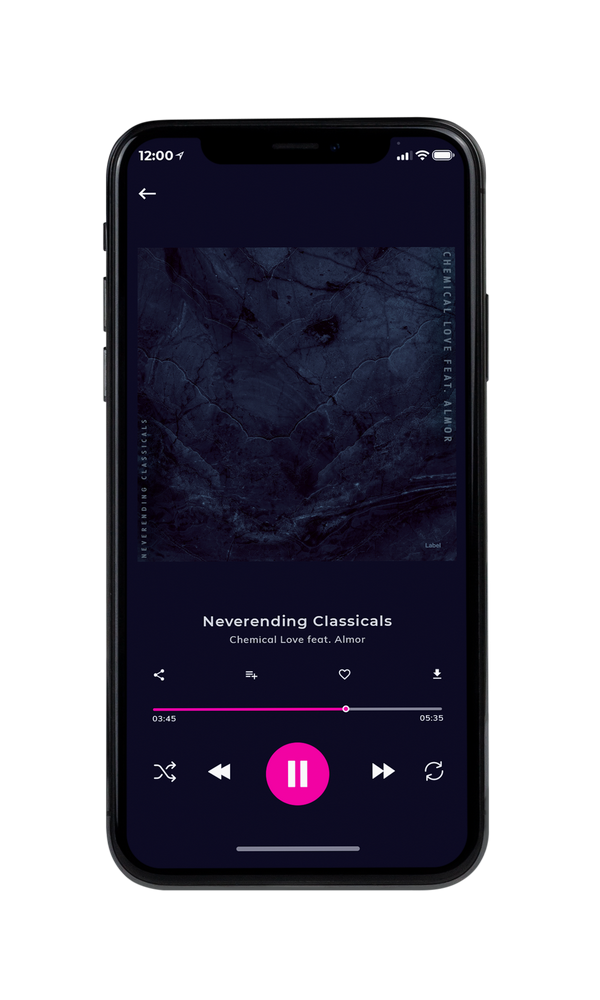 Tablet view of Premade Contemporary Music Album Cover - Mirage #4438 | AlbumArtZone*