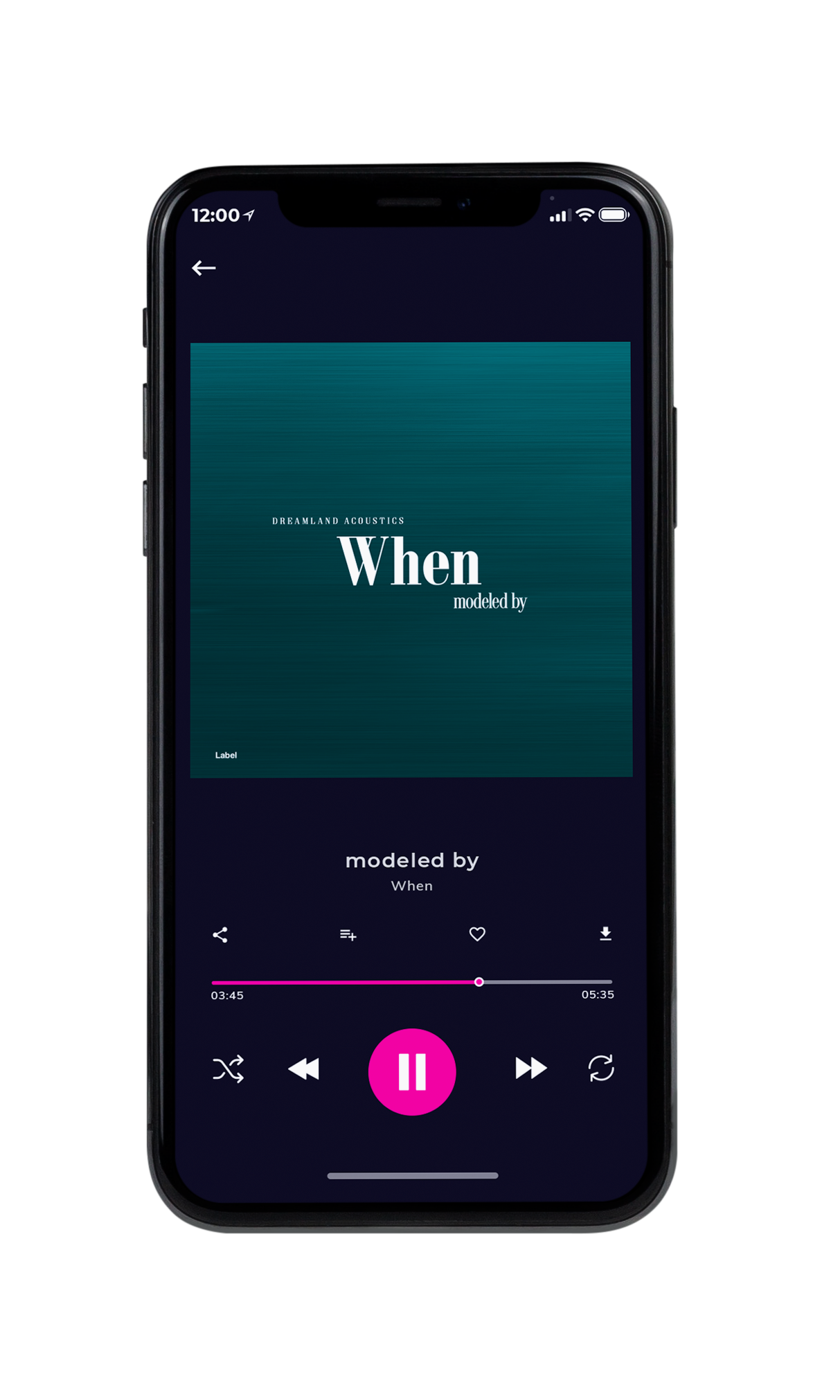 Tablet view of Premade Pop Album Cover - Evening Sea #4455 | AlbumArtZone*