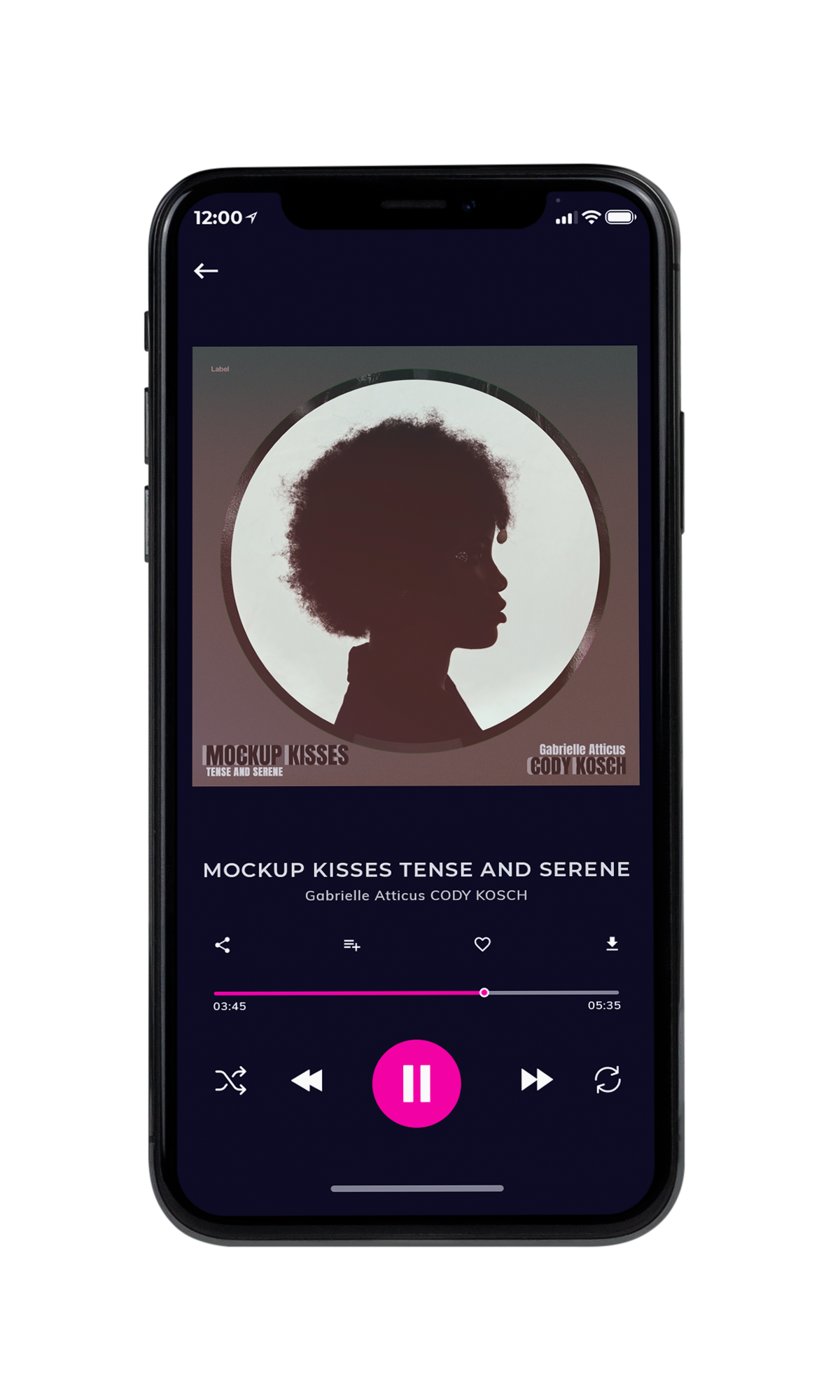 Tablet view of Premade Pop Album Cover - Kabul #4555 | AlbumArtZone*
