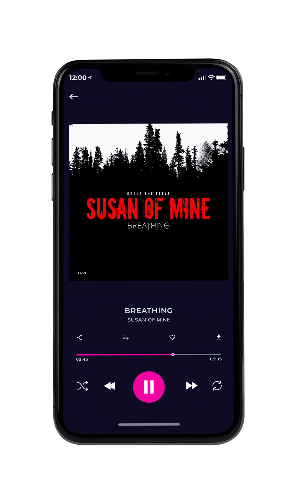Tablet view of Premade Rock,Punk & Alternative Album Cover - Black #4587 | AlbumArtZone*
