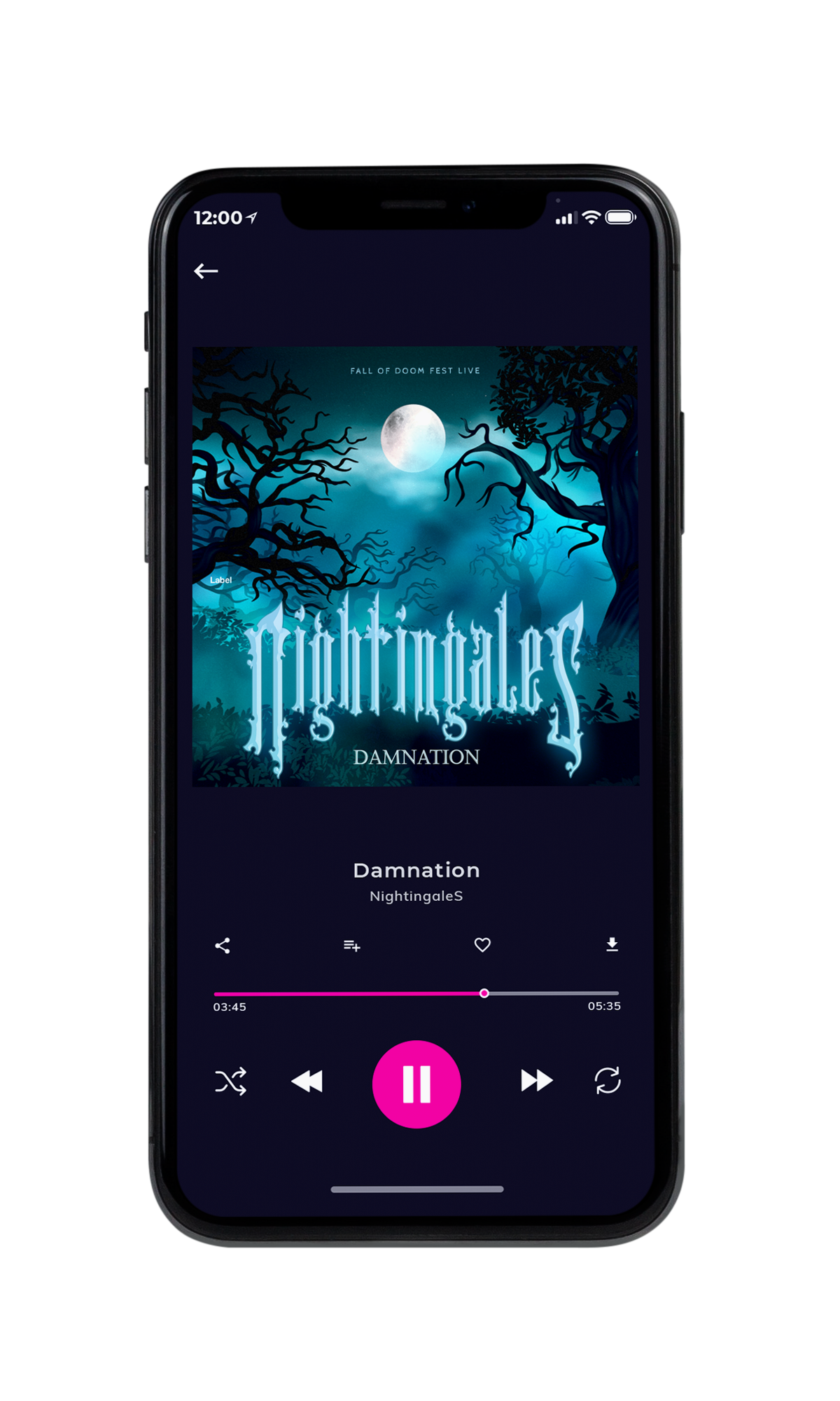 Tablet view of Premade Heavy Metal & Gothic Metal Album Cover - Tiber #4608 | AlbumArtZone*