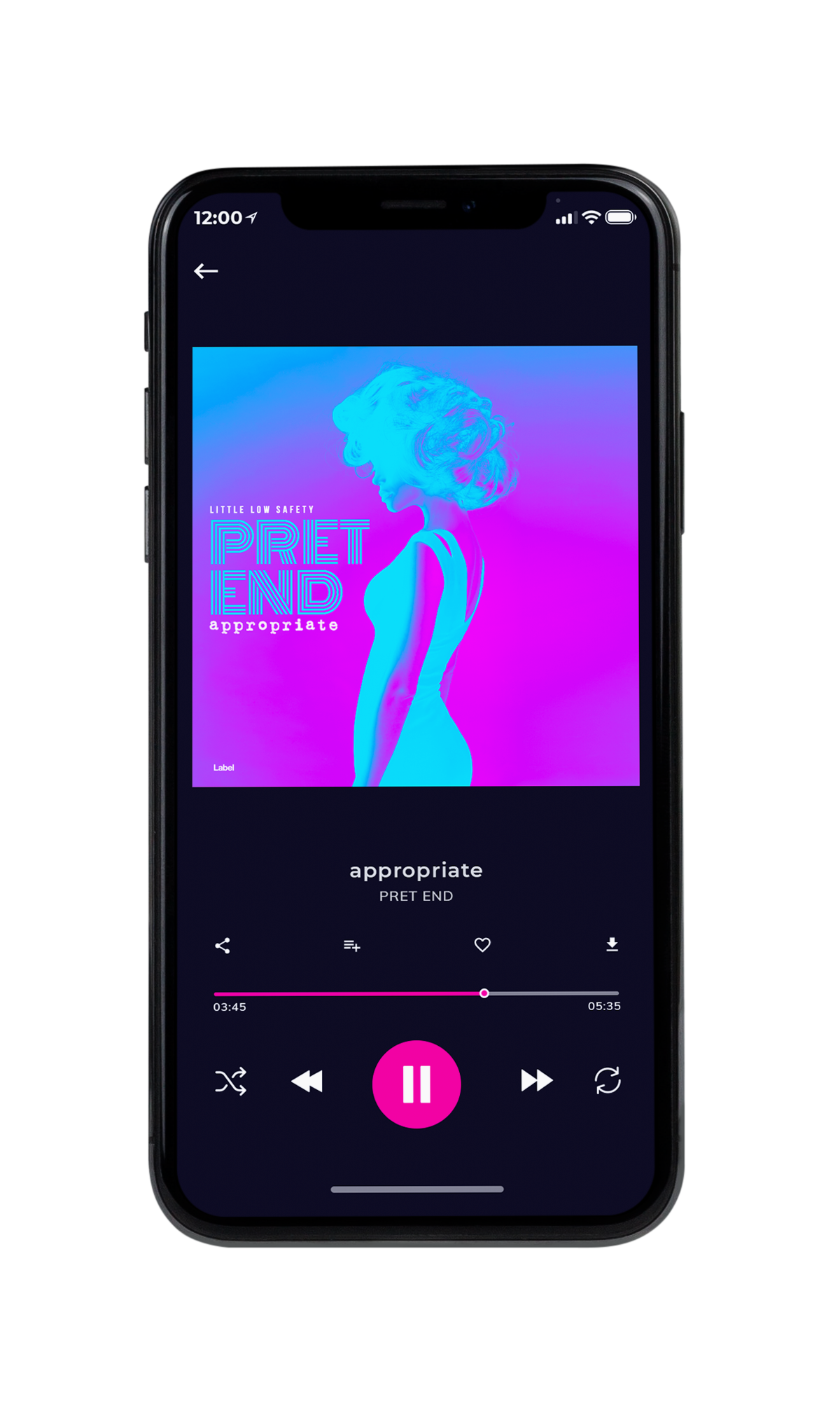 Tablet view of Premade Pop Album Cover - Heliotrope #4639 | AlbumArtZone*
