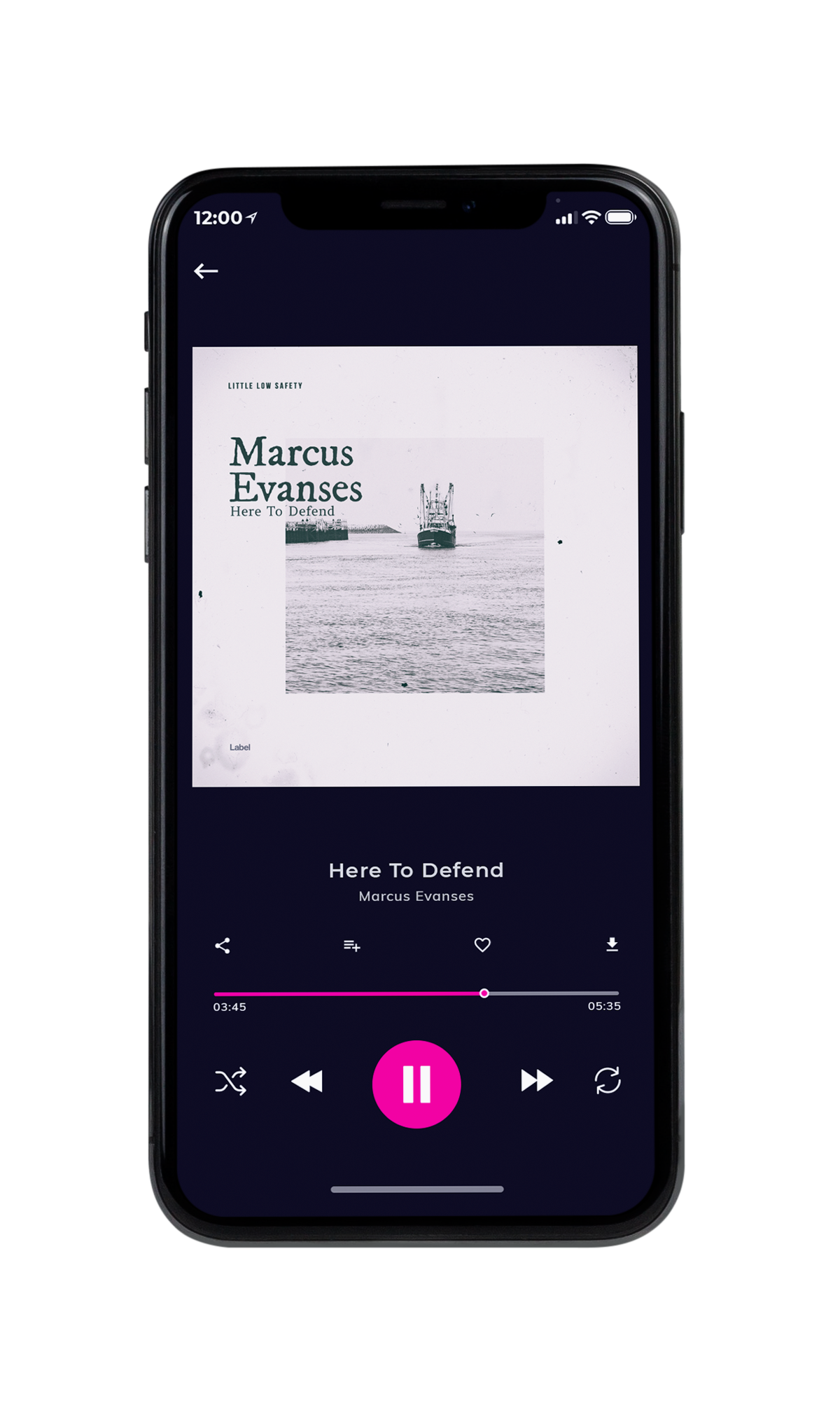 Tablet view of Premade Indie & Folk Music Album Cover - Ebb #4673 | AlbumArtZone*