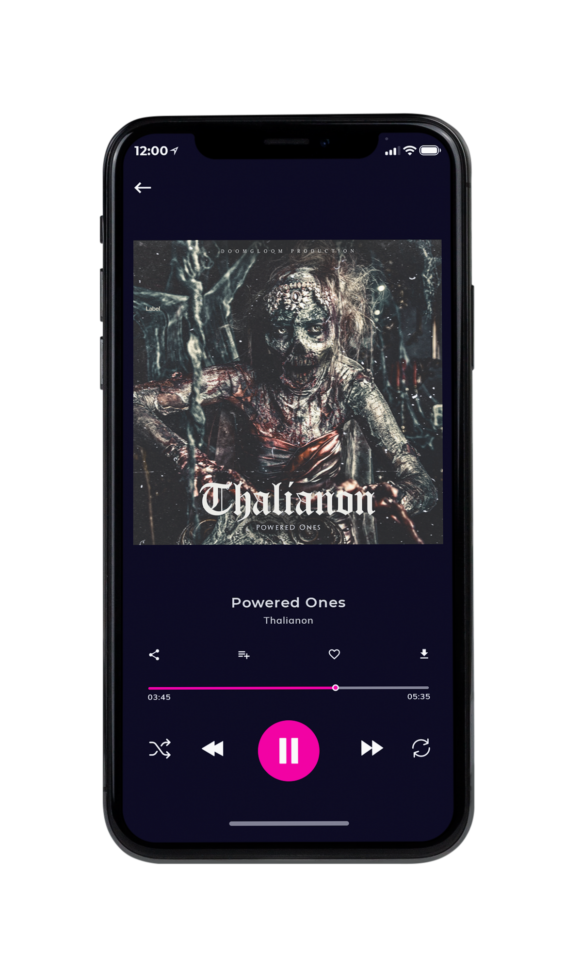 Tablet view of Premade Heavy Metal & Gothic Metal Book Cover - Tuatara #4701 | AlbumArtZone*
