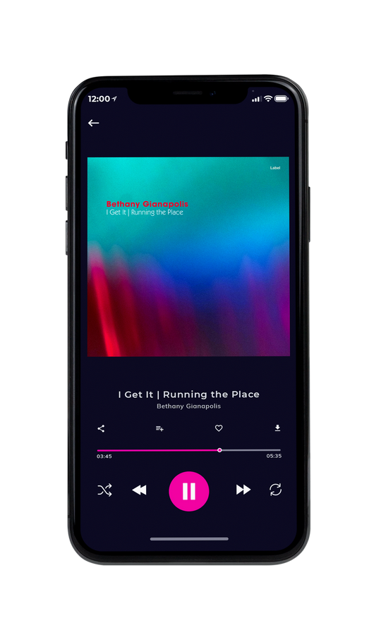 Tablet view of Premade Electronica & Ambient Book Cover - Eastern Blue #4715 | AlbumArtZone*