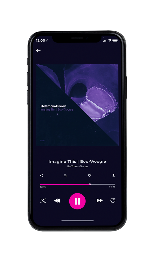 Tablet view of Premade Electronica & Ambient Album Cover - Ebony #4721 | AlbumArtZone*