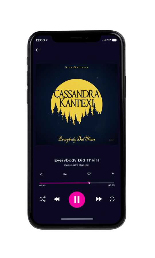 Tablet view of Premade Indie & Folk Music Album Cover - Cream Can #4839 | AlbumArtZone*