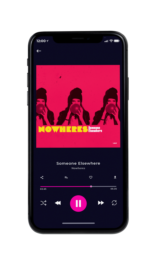 Tablet view of Premade Pop Album Cover - Cerise Red #4900 | AlbumArtZone*