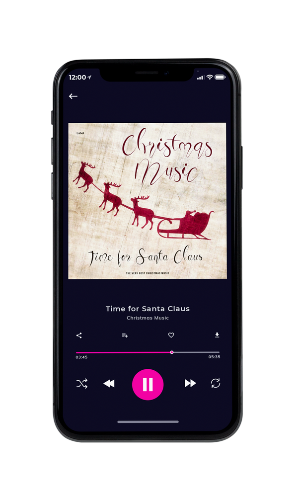 Tablet view of Premade Christmas Music Book Cover - Parchment #5035 | AlbumArtZone*