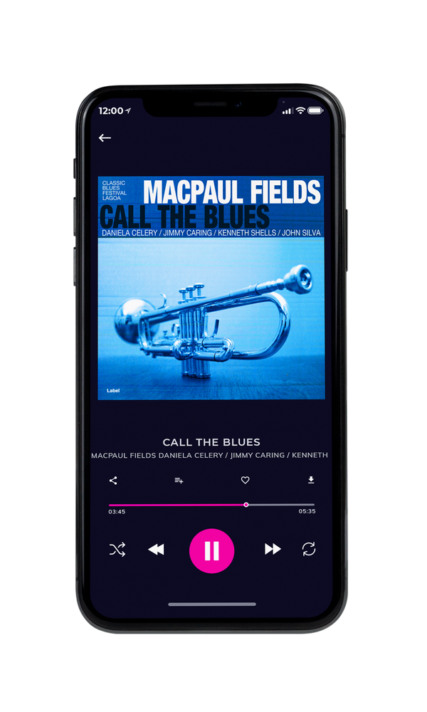 Tablet view of Premade Traditional Jazz & Blues Book Cover - Tory Blue #5060 | AlbumArtZone*