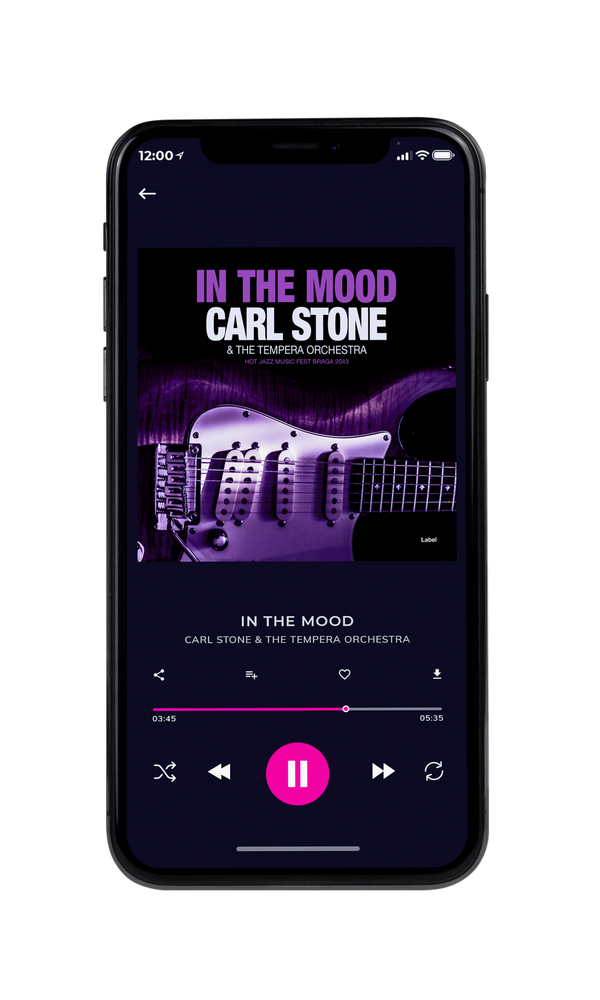 Tablet view of Premade Traditional Jazz & Blues Album Cover - Light Wisteria #5069 | AlbumArtZone*
