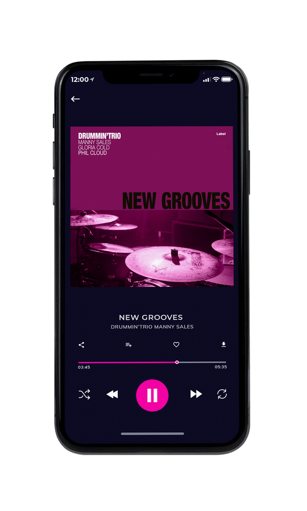 Tablet view of Premade Traditional Jazz & Blues Album Cover - Claret #5072 | AlbumArtZone*