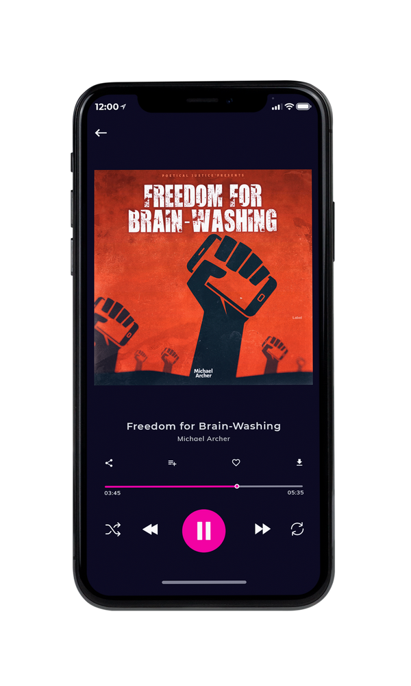 Tablet view of Premade Podcast Album Cover - Mojo #5129 | AlbumArtZone*
