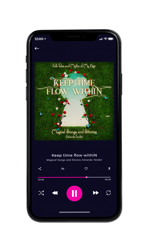 Tablet view of Premade Indie & Folk Music Album Cover - Palm Leaf #5130 | AlbumArtZone*