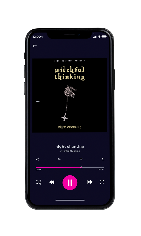 Tablet view of Premade New Age Album Cover - Black #5277 | AlbumArtZone*