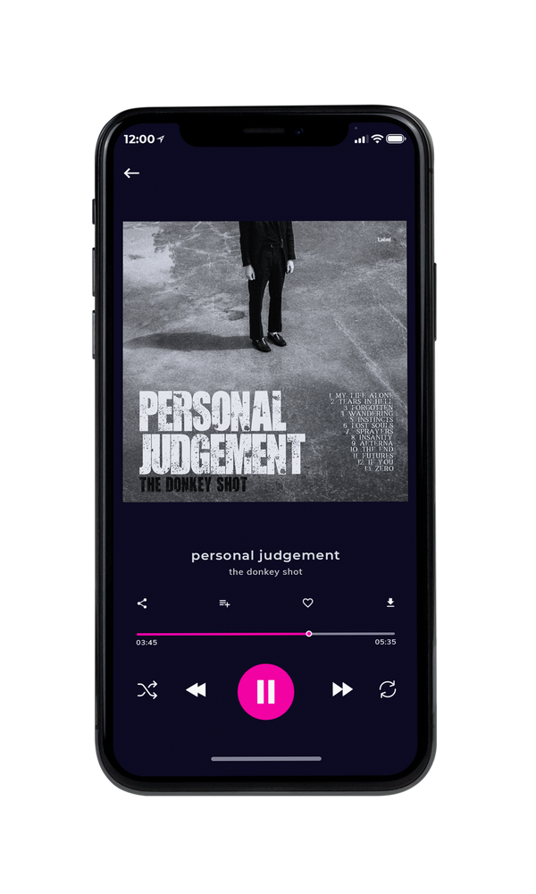 Tablet view of Premade Rock,Punk & Alternative Album Cover - Gray #5374 | AlbumArtZone*