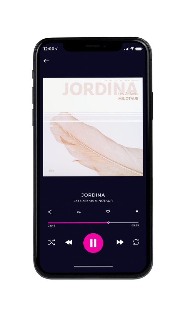 Tablet view of Premade Podcast Book Cover - Dawn Pink #5419 | AlbumArtZone*